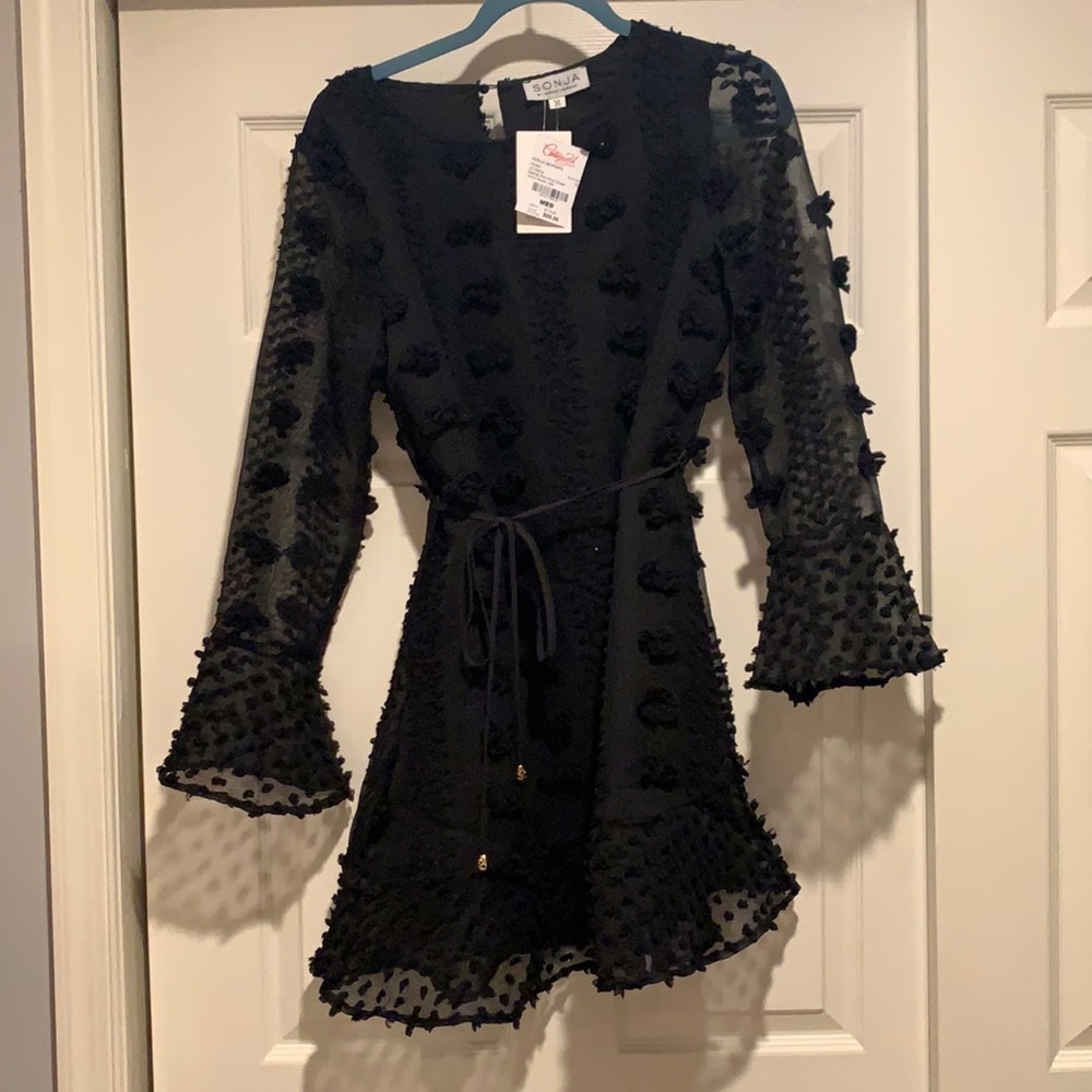 Sonja by Sonja Morgan Dakota Pom Pom Dress